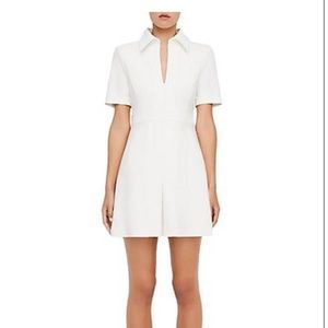Scanlan Theodore Italian Milano White Pleated Dress NWT